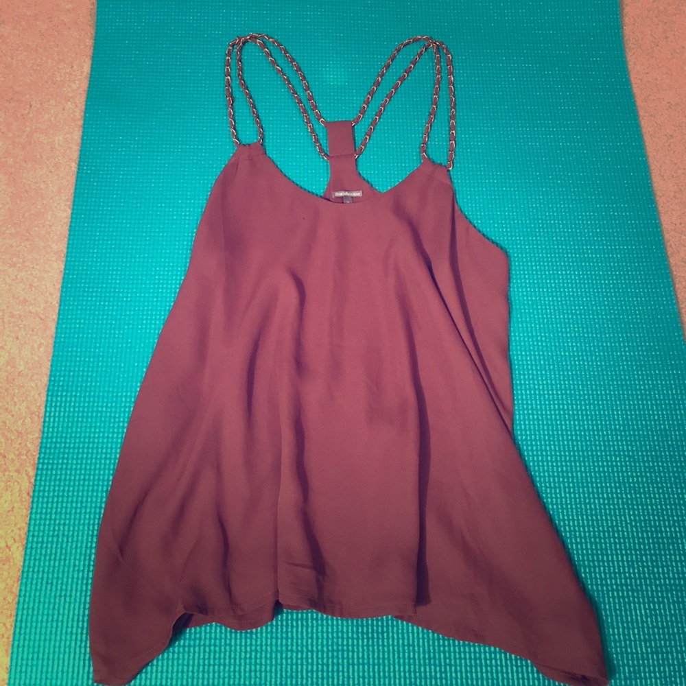 Charlotte Russe Double Chained Strap Tank. Size M.