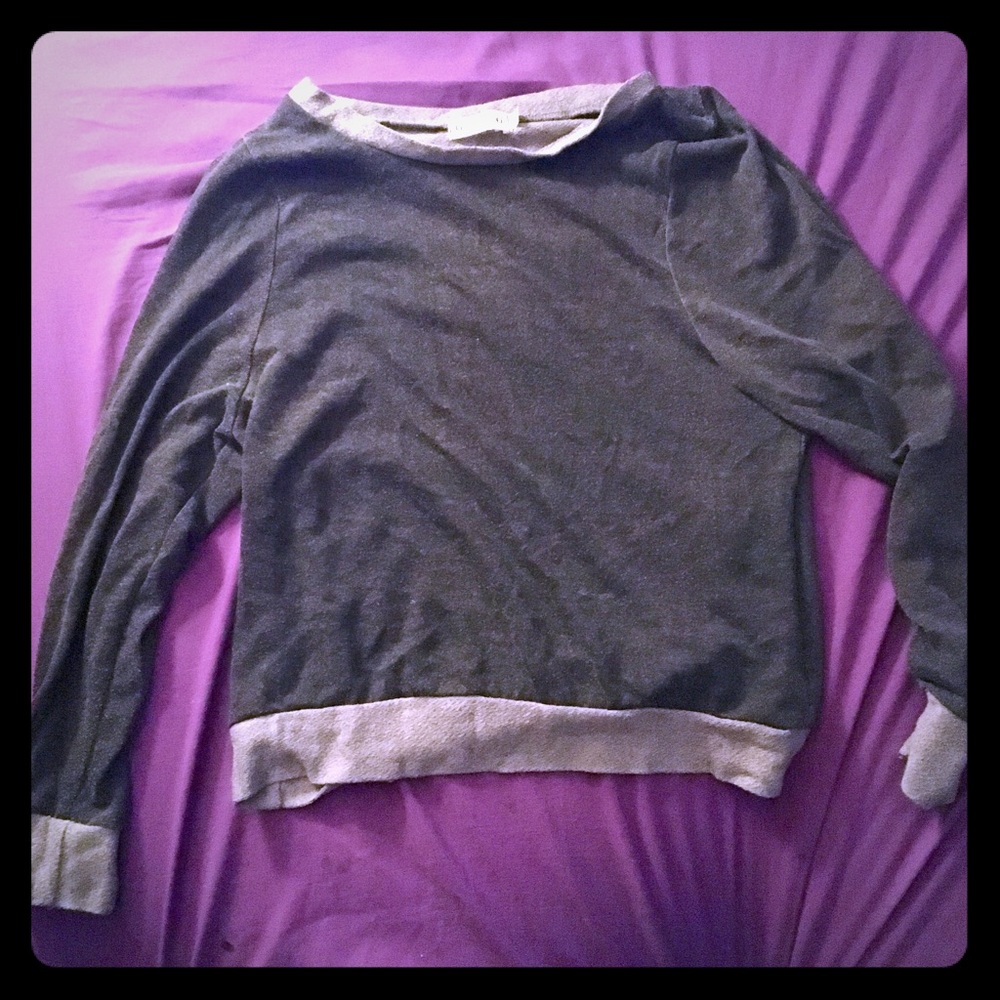 Wide-Necked Cropped Ginger G Pullover