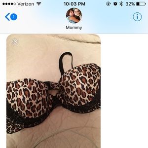 Leopard bra
