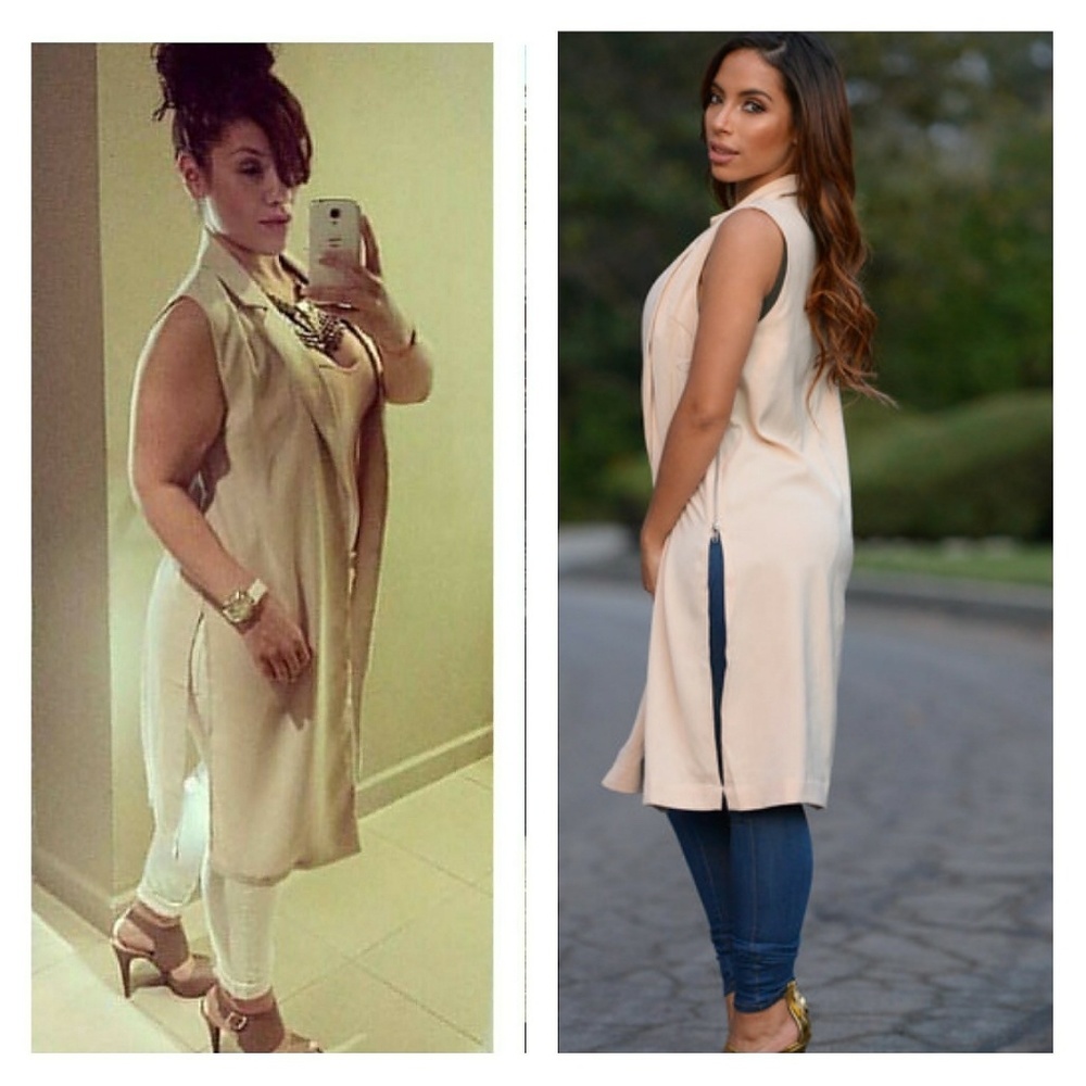 Brand new beige vest