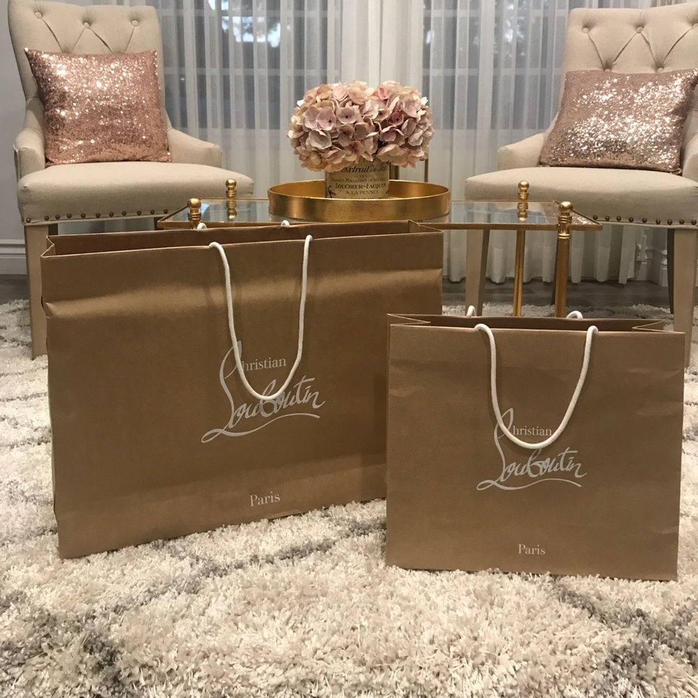 Christian Louboutin shopping bags