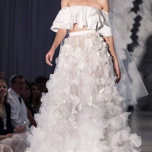 Custom wedding skirt.