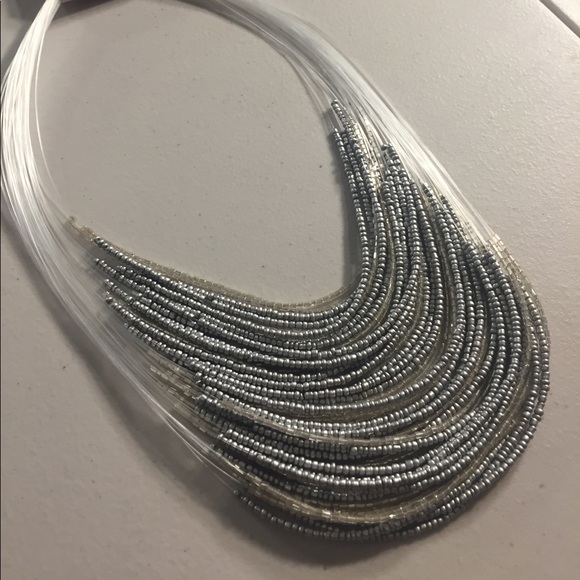 Multilayer Beaded Strand Fashion Necklace - Picture 2 of 5