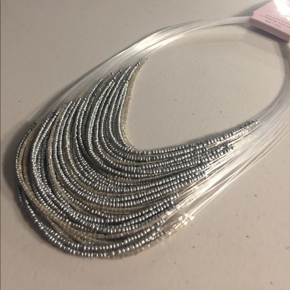 Multilayer Beaded Strand Fashion Necklace - Picture 4 of 5