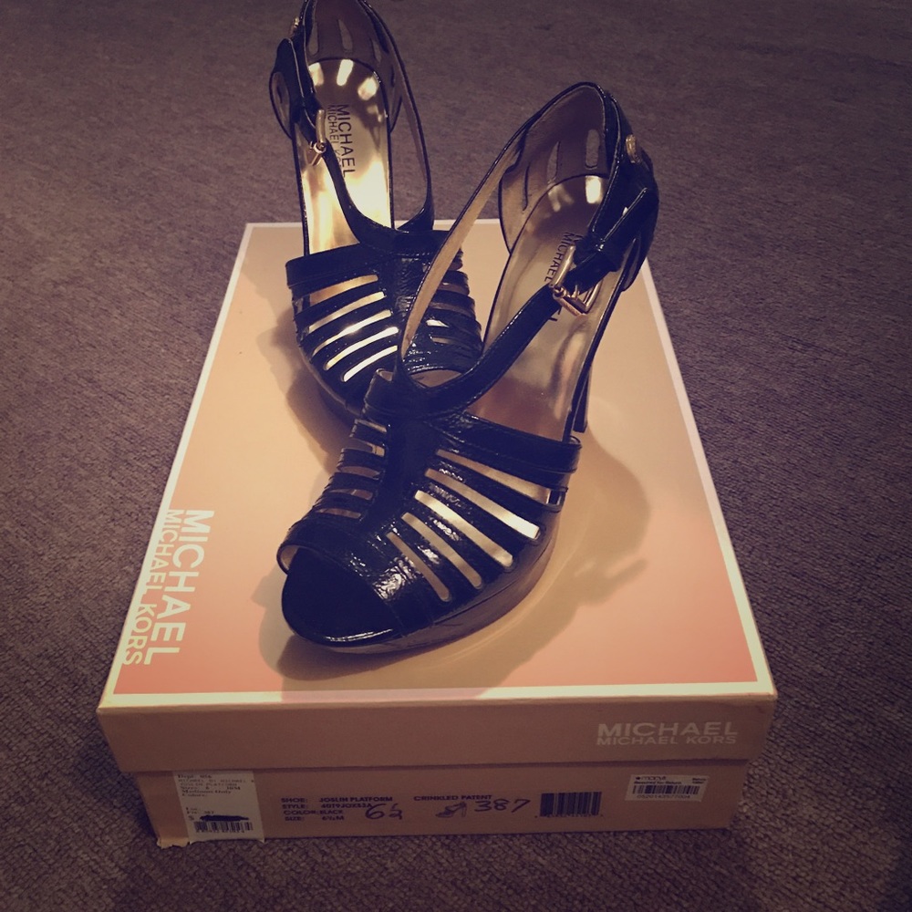 Joslin Platform heels by Michael Kors.