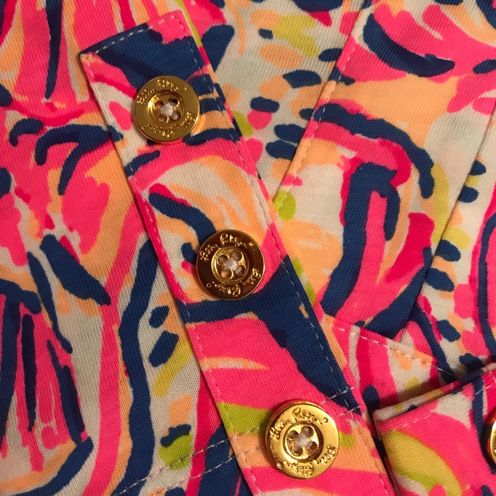 SOLD Lilly Pulitzer Riva Dress Shell of a Time M - Picture 3 of 6