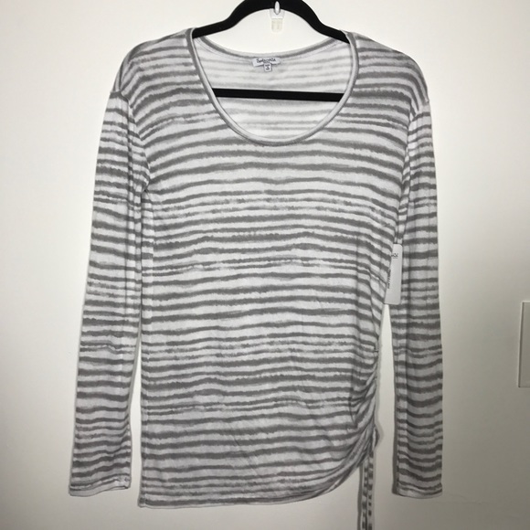 SPLENDID O'keefe Stripe Long Sleeve S NWT - Picture 3 of 5