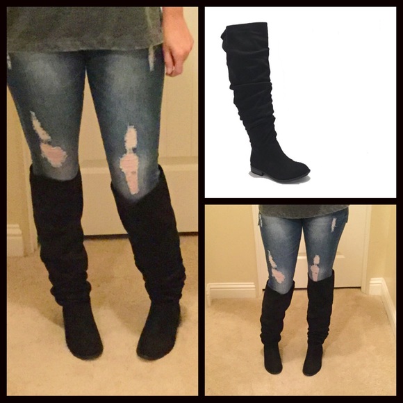 CLEARANCE-FIRM‼️Scrunched Boots - Picture 7 of 8