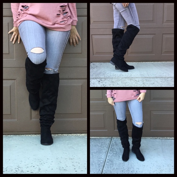 CLEARANCE-FIRM‼️Scrunched Boots - Picture 6 of 8