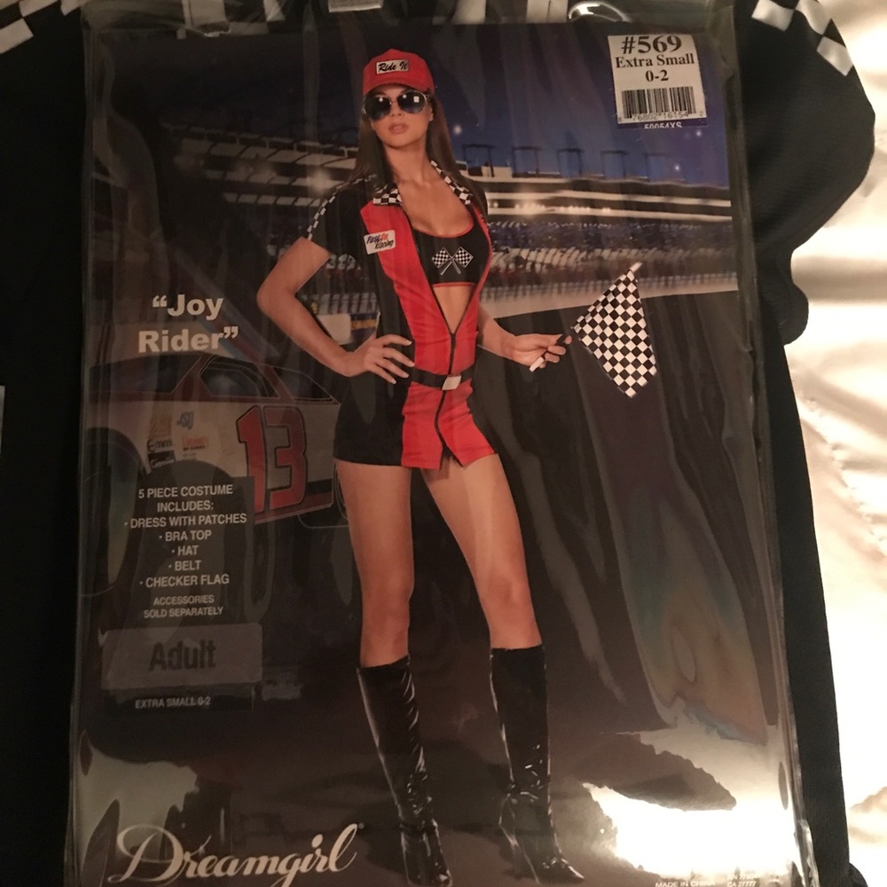 Dreamgirl XS racer "joy rider" Halloween costume