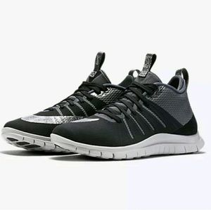 Nike Men's Free Hypervenom 2 Black Mesh Running Sh