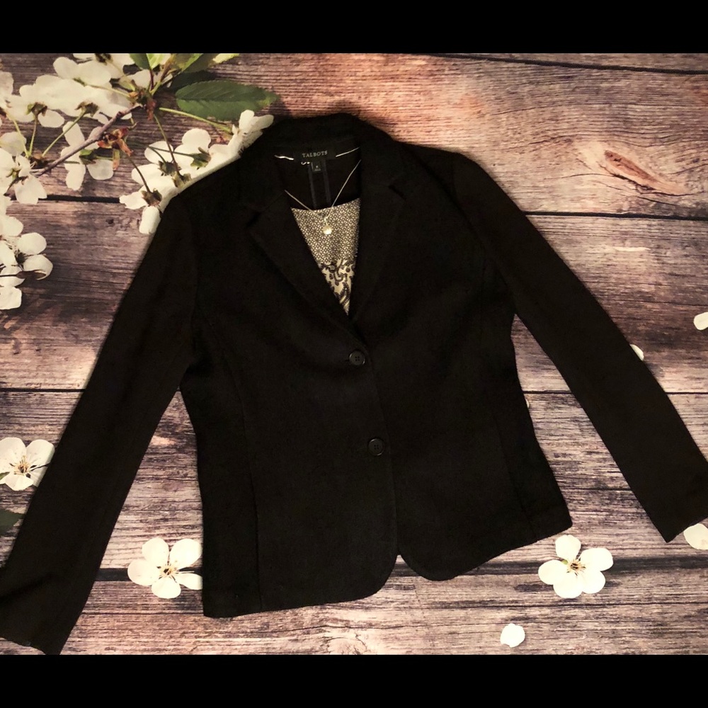 Talbots Black Medium Blazer