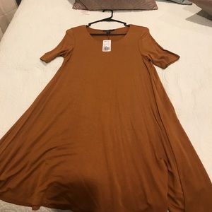 Dress-short length color-sunset gold