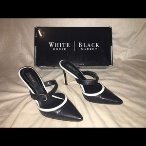 White Black House Market Heels