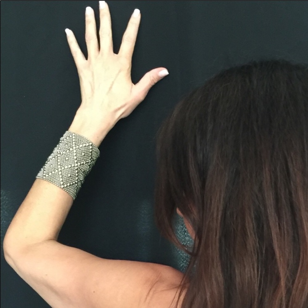 Sergio Gutierrez liquid metal bracelet! 8" longest