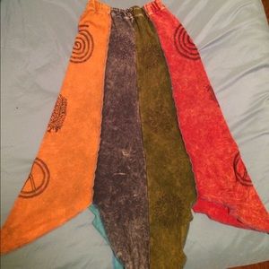 Hippie boho festive skirt