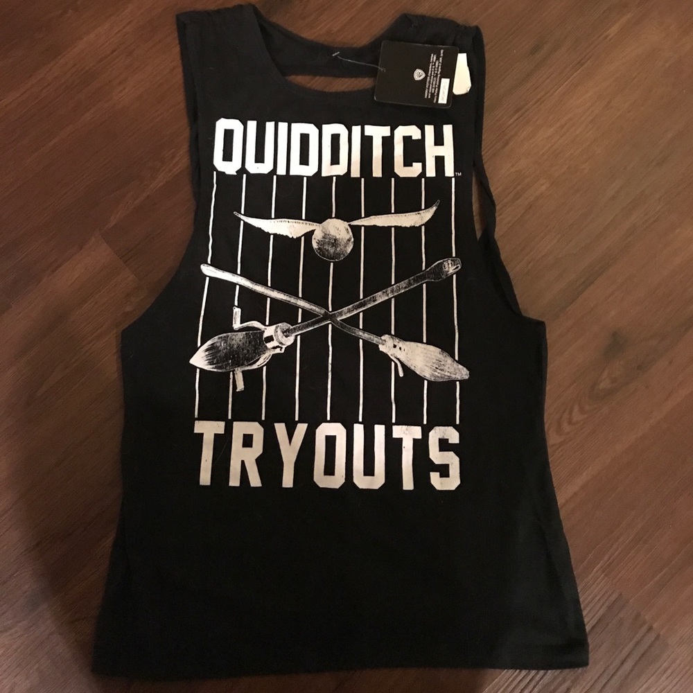 Harry Potter Quidditch Tryouts workout tank top