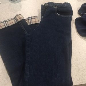 Burberry girls size 8 jeans