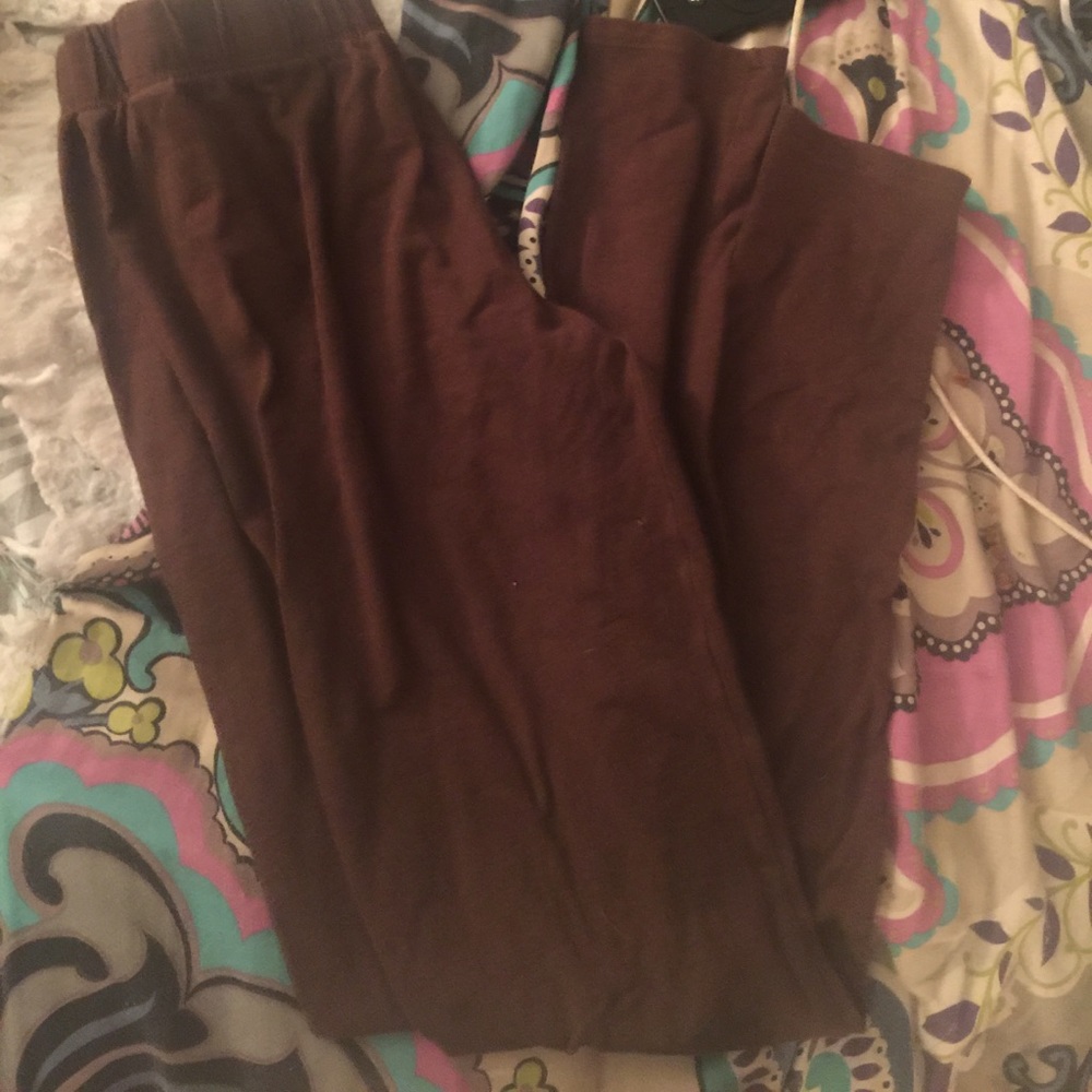 brown leggings