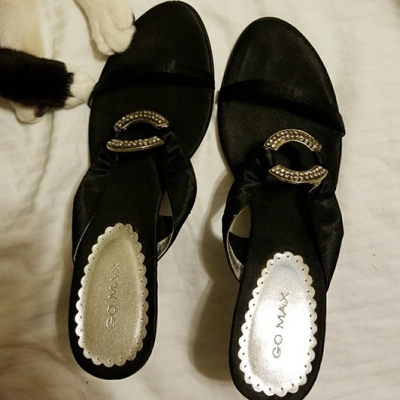 Go Max Satin high heel shoe - Picture 1 of 5