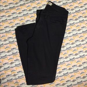 Madewell black high-waist skinny pants