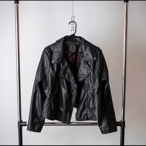 Faux Leather Jacket -- XL 🌸