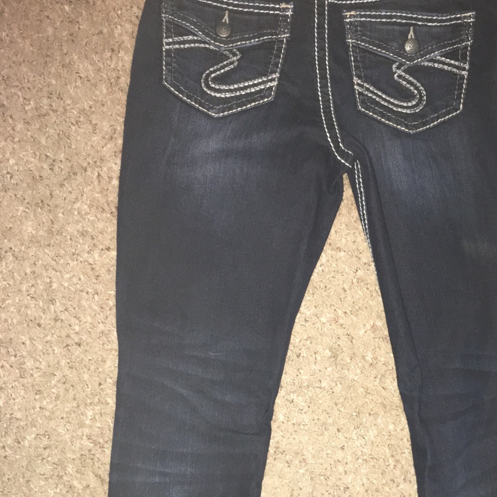 Silver jeans