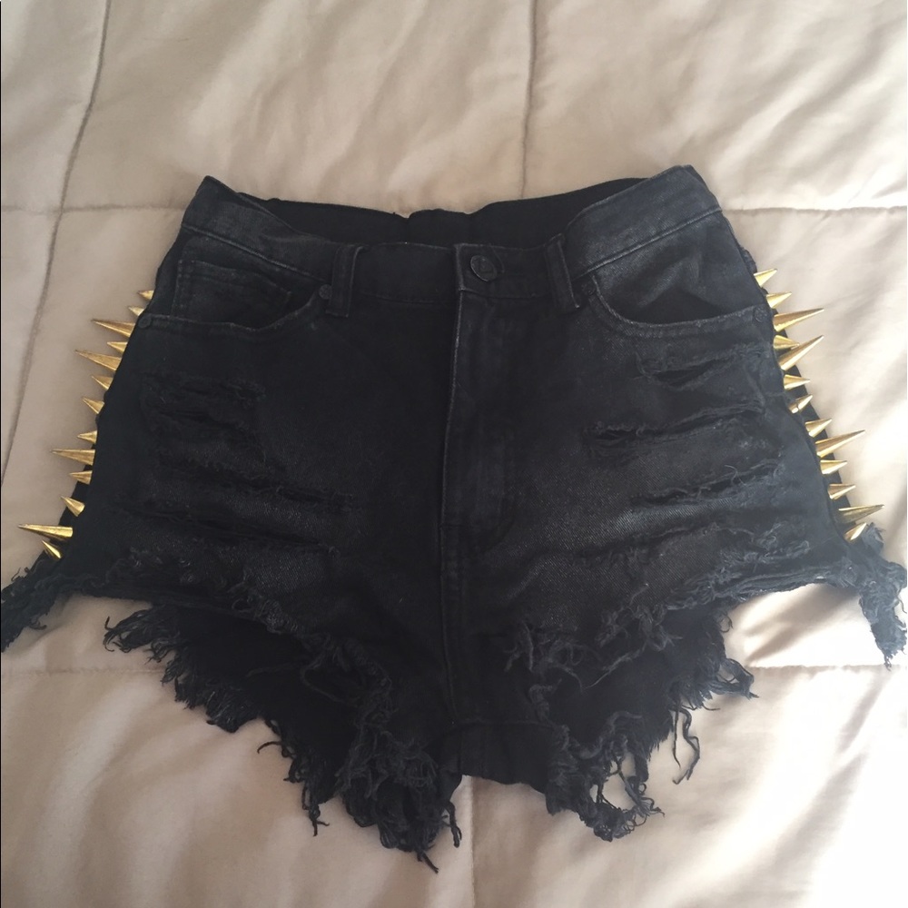 UNIF Back off high waisted shorts