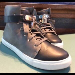 High top black & grey Sneakers