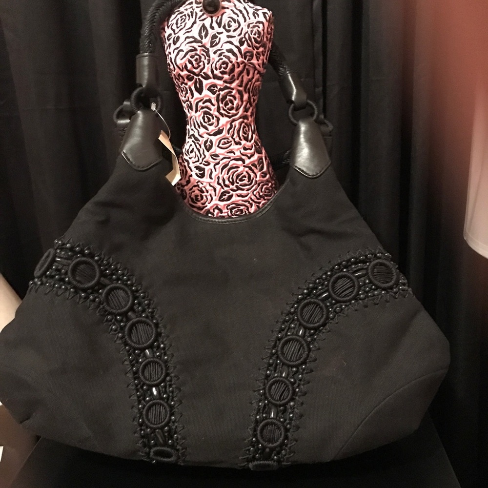 Cole Haan Alyssa Bead Canvas BNWT