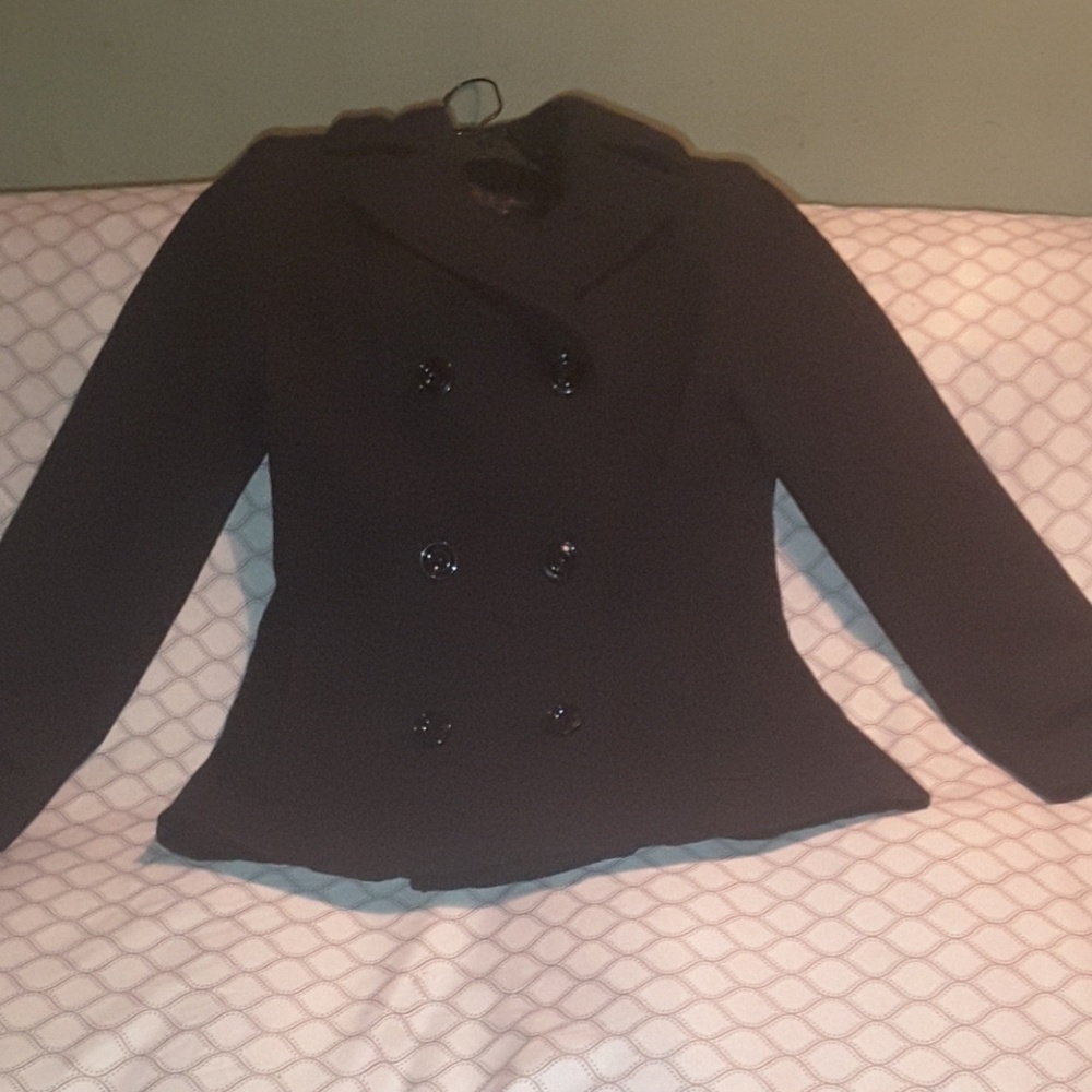 M. JULIAN size small wool blend pea coat