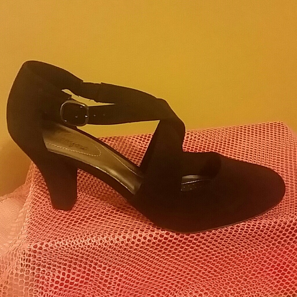 Black  suede shoes