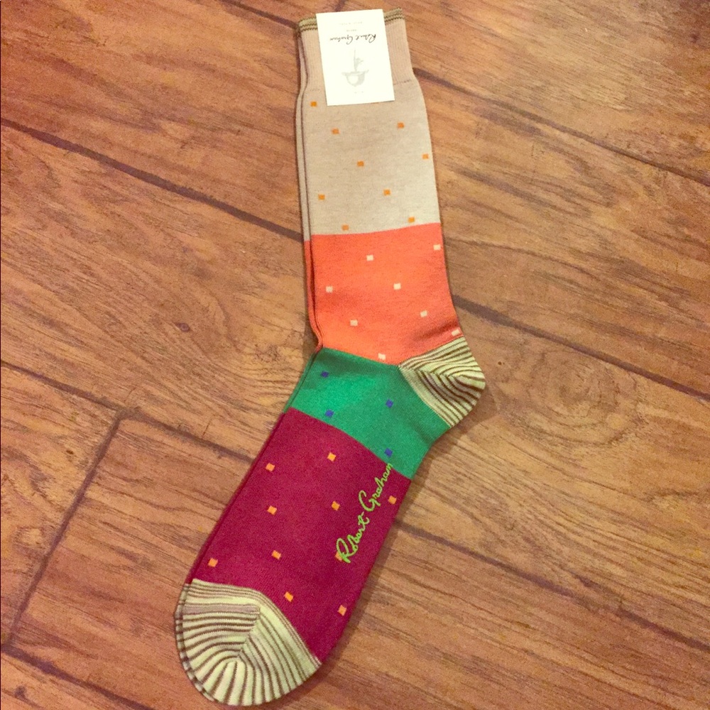 Robert Graham, mens fashion socks. New with tags.