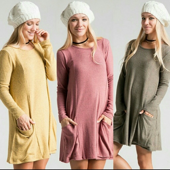 ❤️ last one ❤️ Large ❤️ So Soft Sweater Dress - Picture 2 of 4