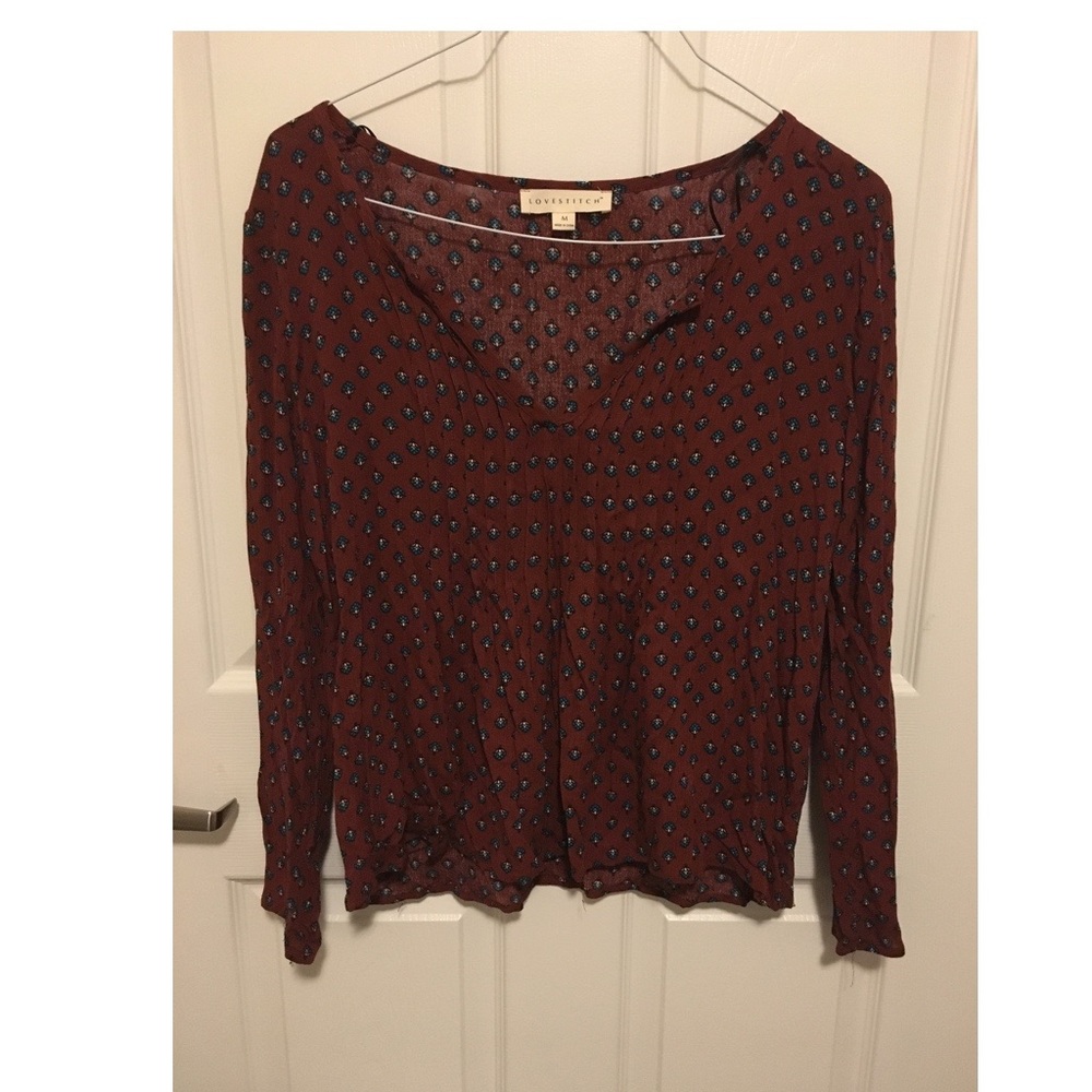 Lovestitch Long Sleeve Blouse