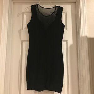 Mini bandage black dress