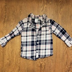 Carter's Toddler Girl Flannel Top 18 Months
