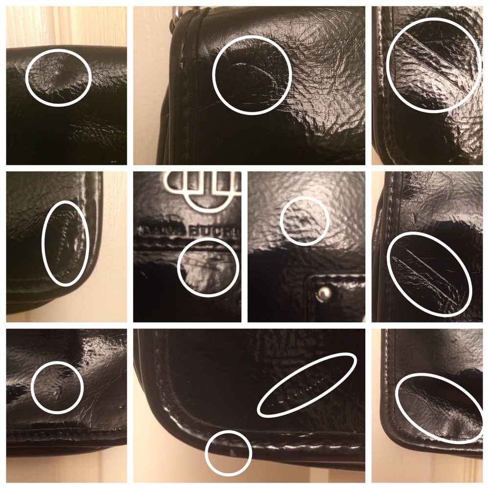 Black glossy Dana Buchman *3-in-1* purse - Picture 8 of 8