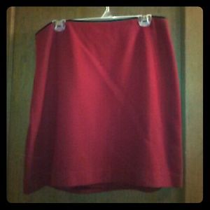 Last Chance Gap Maroon Mini Skirt