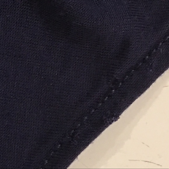 FREE Gap navy ruffle hem knit top size s xs - Picture 5 of 5