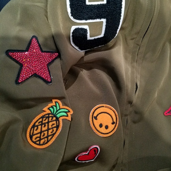 Highline Collective Patch-Accented Bomber Jacket - Picture 2 of 3