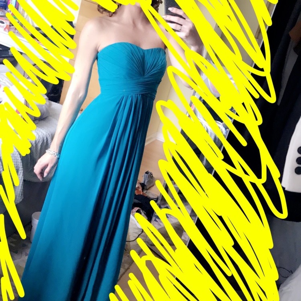 David's Bridal Chiffon long dress