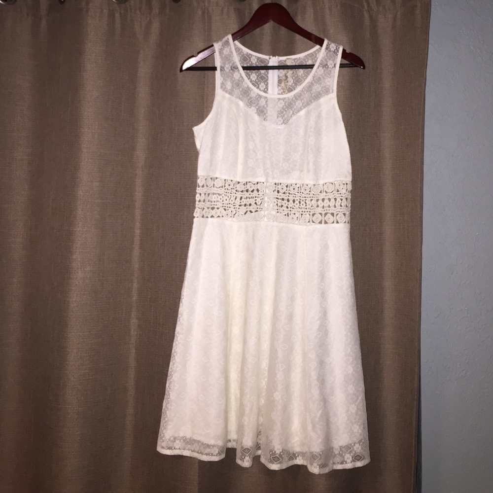 Off white lace dress