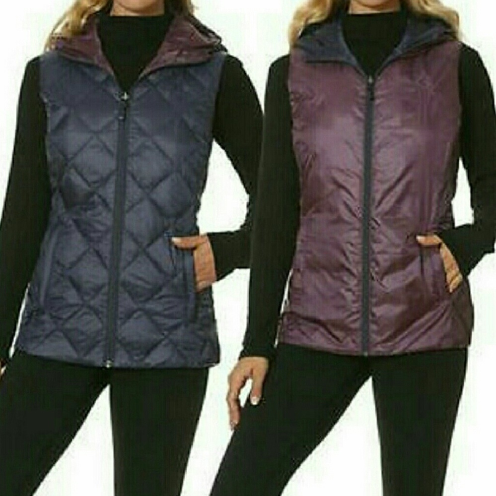 Gerry Brand Reversible Down Vest NWT - Picture 2 of 8
