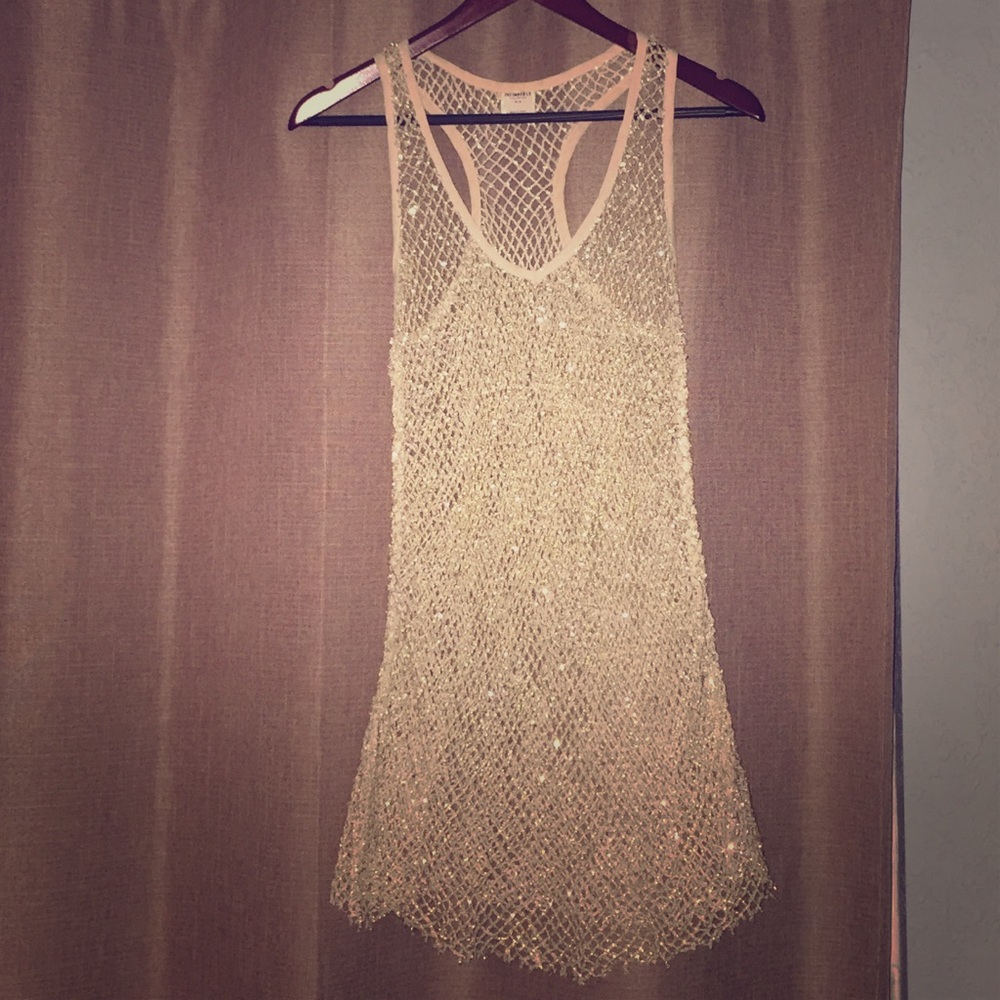 Sequined tank