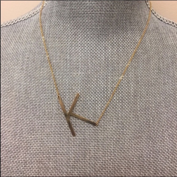 Large 1 1/2" Initial Necklaces-Gold,Silver orRose - Picture 4 of 8