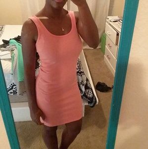 NWT Forever 21 🎀 Coral Pink Fitting Dress
