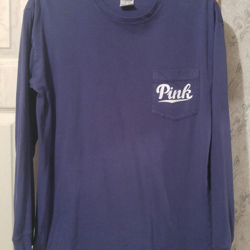 SOLD ON MER Victoria's Secret PINK Long Sleeve Tee