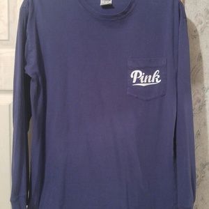 SOLD ON MER Victoria's Secret PINK Long Sleeve Tee