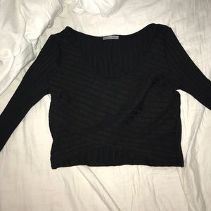 Charlotte Russe black crop